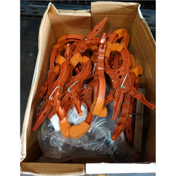 Multiple Elastimold Insulating Blanket Clamps