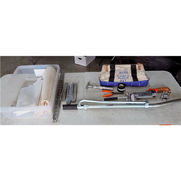 Speed Systems Cable Prep Kit & Tools: Cable Bender, Wire Stripper, Semi-Con Scorer, etc