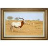 Image 1 : "Scimitar Oryx" Original Artwork by Leon Fouche