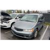 Image 1 : 2002 HONDA ODYSSEY, 4DRSW, GREY, VIN 2HKRL18522H006621,