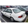 Image 2 : 1999 TOYOTA COROLLA CE, 4DRSD, WHITE, VIN 2T1BR12E2XC779799,