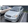 Image 1 : 2004 TOYOTA COROLLA S, 4DRSD, SILVER, VIN 2T1BR32E34C808489,