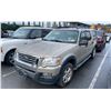 Image 1 : 2007 FORD EXPLORER XLT SPORT TRAC, 4DR PICKUP, GOLD, VIN 1FMEU51K27UB81804,
