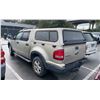 Image 2 : 2007 FORD EXPLORER XLT SPORT TRAC, 4DR PICKUP, GOLD, VIN 1FMEU51K27UB81804,