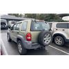 Image 2 : 2003 JEEP LIBERTY SPORT, 4DRSW, GREEN, VIN 1J4GL48K83W731547,
