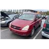 Image 1 : 2006 KIA SEDONA EX, 4DRSW, RED, VIN KNDMB233366056677,