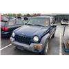 Image 1 : 2003 JEEP LIBERTY SPORT, 4DRSW, BLUE, VIN 1J4GL48K73W520016,