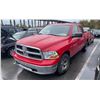 Image 1 : 2012 DODGE RAM 1500, 4DR CREW CAB, RED, VIN 1C6RD7KT6CS107047,