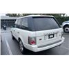 Image 2 : 2007 LAND ROVER RANGE ROVER HSE, 4DRSW, WHITE, VIN SALME15497A253805,