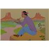 Image 7 : NAVAJO PAINTING (HARRISON BEGAY)