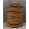 Image 1 : NOOTKA /MAKAH BASKETRY COVERED TIN CONTAINER