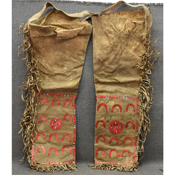 SANTEE SIOUX QUILLED LEGGINS