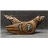 Image 1 : TLINGIT INDIAN WOODEN GREASE BOWL (LAVALLE)