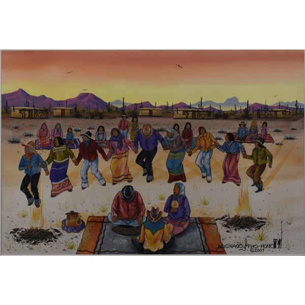 PAPAGO PAINTING (MICHAEL CHIAGO )