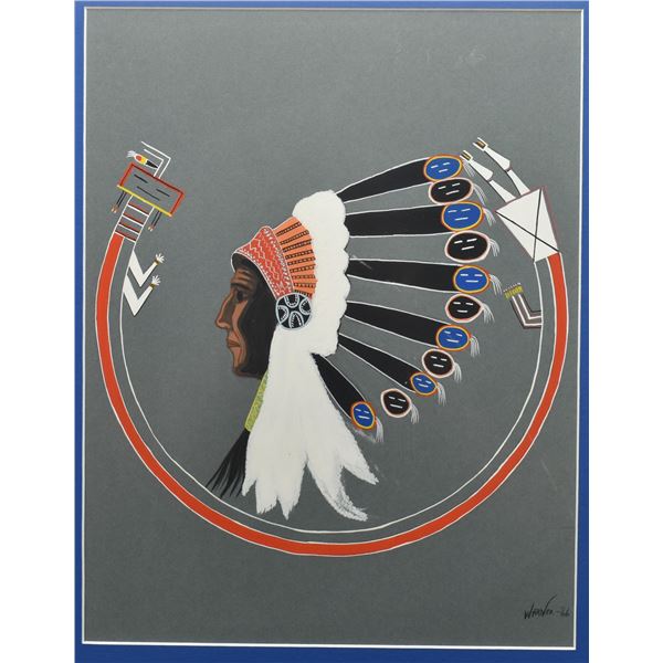 NAVAJO PAINTING (BOYD WARNER)
