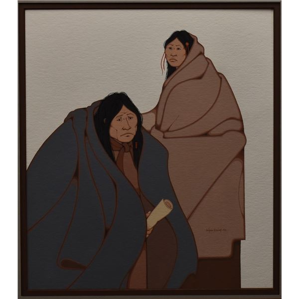 CHOCTAW INDIAN PAINTING (VALJEAN MCCARTY HESSING)