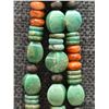 Image 8 : THREE STRAND TURQUOISE AND SHELL NECKLACE