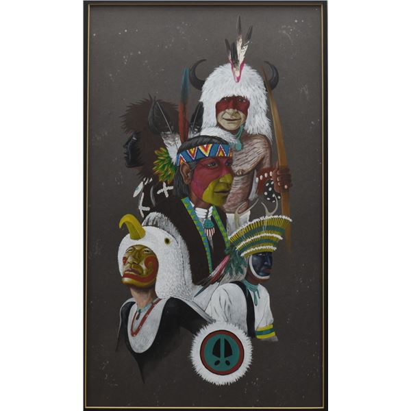 HOPI PAINTING (NEIL DAVID)