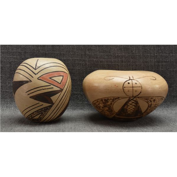 TWO HOPI POTTERY BOWLS (ELIDIA CHAPELLA)