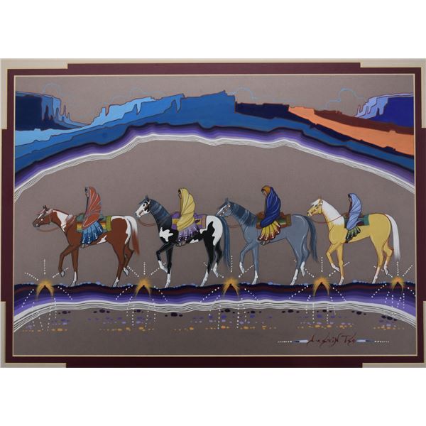 NAVAJO PAINTING (JUSTIN TSO)