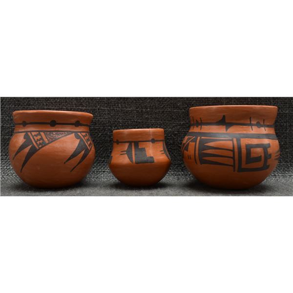 THREE HOPI POTTERY BOWLS (B NAMPEYO)