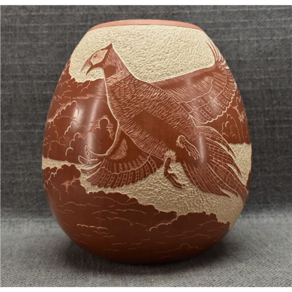 HOPI POTTERY VASE (THOMAS POLACCA)