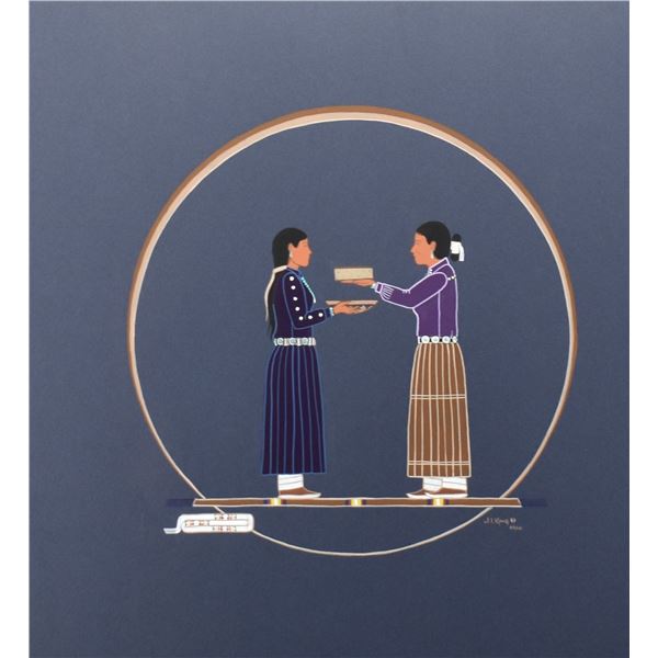 NAVAJO PAINTING (JOHN KING)