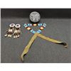 Image 1 : SOAP STONE CONTAINER AND PLAINS BEADED ITEMS