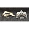 Image 2 : COLLECTION OF PINS BUTTON COVERS AND MONEY CLIP