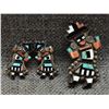 Image 1 : ZUNI PIN AND EARRINGS