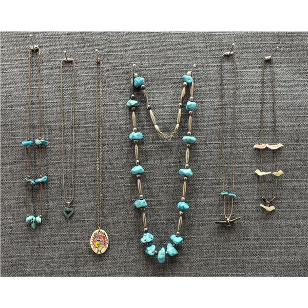 SIX NECKLACES