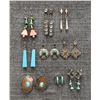 Image 1 : EIGHT PAIRS OF EARRINGS