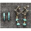Image 9 : EIGHT PAIRS OF EARRINGS