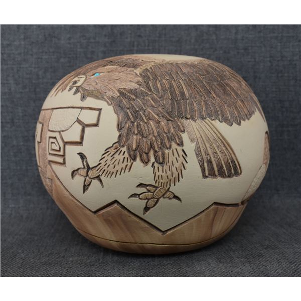 HOPI POTTERY JAR (ELVIRA POLACCA)
