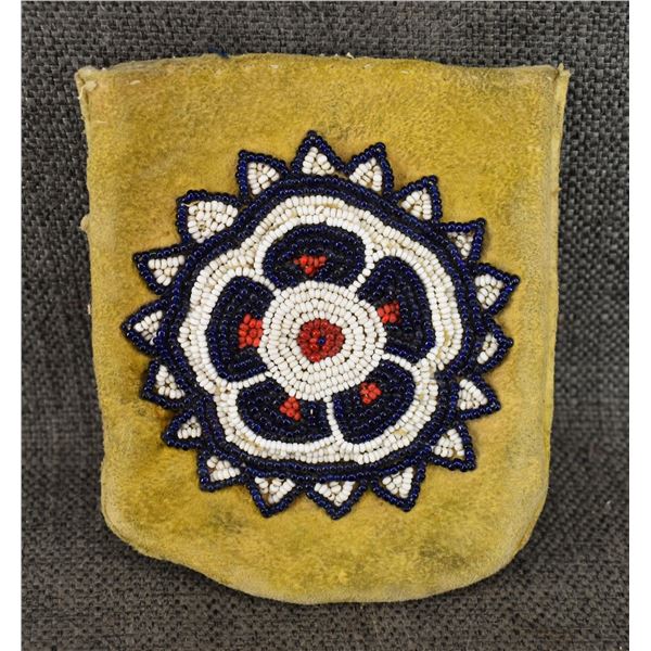PLAINS BEADED POUCH