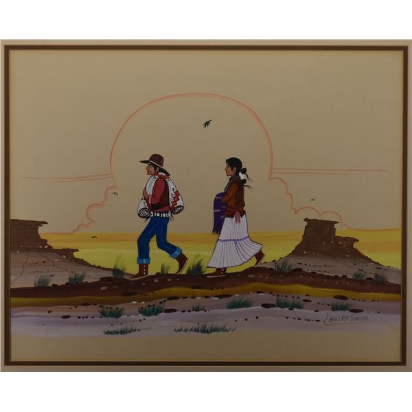 NAVAJO PAINTING (CHARLEY SINGER)