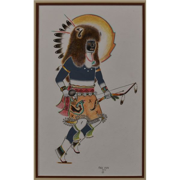 TESUQUE PAINTING (PAUL VIGIL)