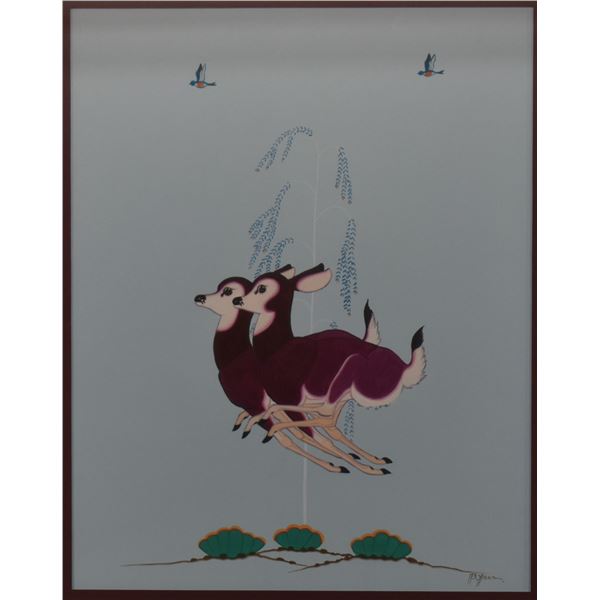 NAVAJO PAINTING (BEATIN YAZZ)