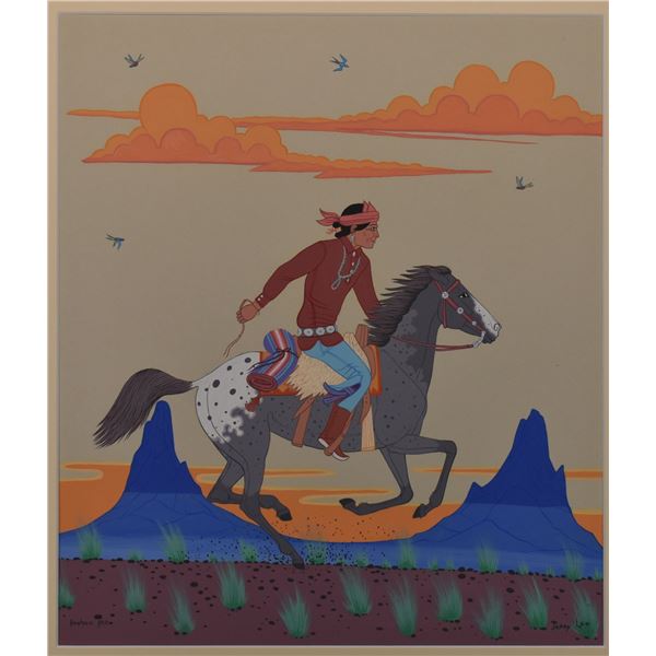 NAVAJO PAINTING (JERRY LEE "HOSTEEN NEZ")