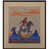 Image 2 : NAVAJO PAINTING (JERRY LEE "HOSTEEN NEZ")