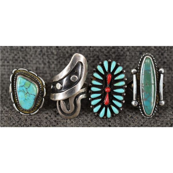 NAVAJO AND MEXICAN RINGS