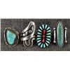 Image 1 : NAVAJO AND MEXICAN RINGS