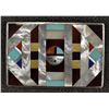 Image 1 : ZUNI SILVER BELT BUCKLE