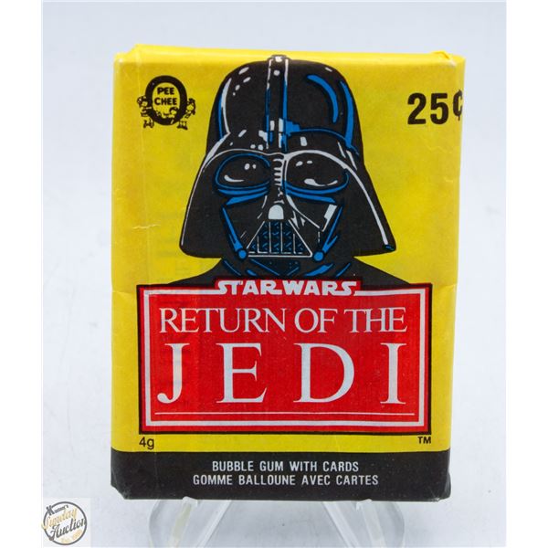 1983 STAR WARS RETURN OF THE JEDI PACK OPEN