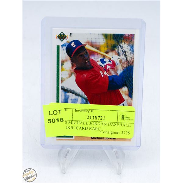 1990 MICHAEL JORDAN BASEBALL ROOKIE CARD RARE