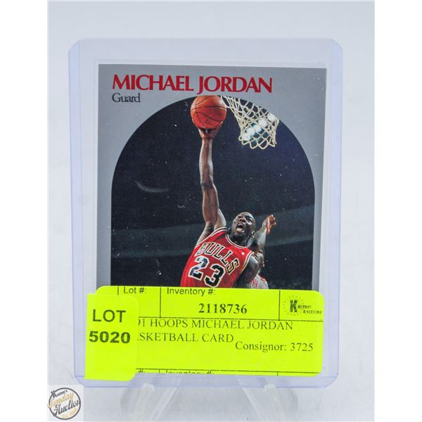 1991 HOOPS MICHAEL JORDAN BASKETBALL CARD