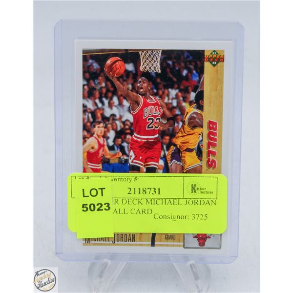 1992 UPPER DECK MICHAEL JORDAN BASKETBALL CARD