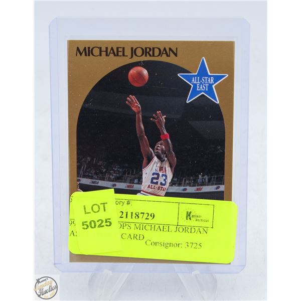 1990 NBA HOOPS MICHAEL JORDAN BASKETBALL CARD