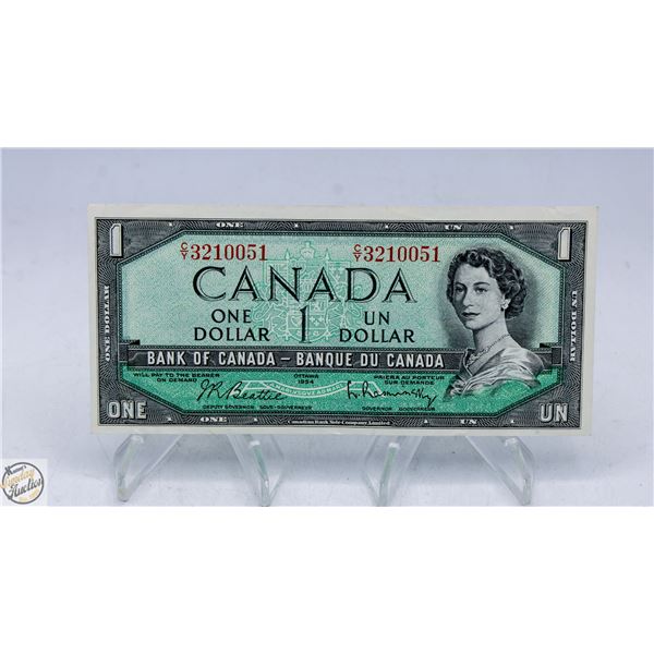 1954 CANADA $1 BILL
