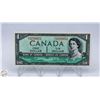 Image 1 : 1954 CANADA $1 BILL